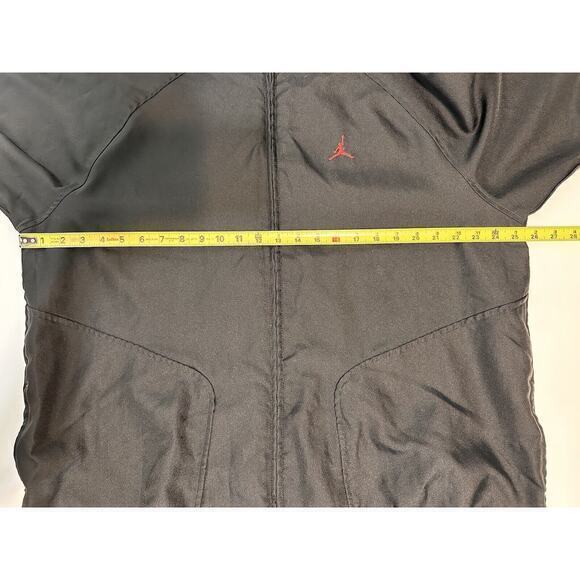Nike Air Jordan Track Jacket‎ Men XL Rain Windbreaker Black Mesh Lined Vintage - Picture 14 of 16